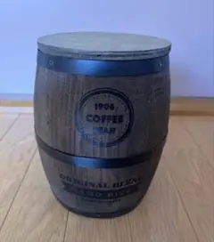 新品未使用 BLUE MOUNTAIN COFFEE 樽型収納ボックス Blue Mountain Coffee 木製樽型収納ボックス スプーン付 - メルカリ