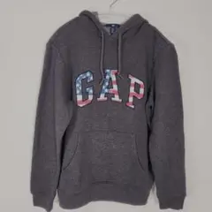 ギャップ フード付きパーカー 裏起毛 ビックロゴ付き