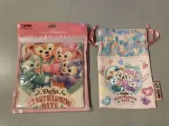 ダッフィー ハートウォーミングデイズ タオルと巾着セット