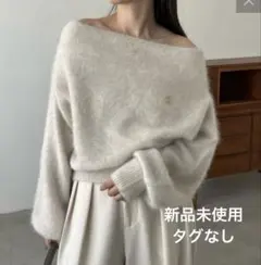 【上質な着心地/全骨格細見え】〈C.L〉FOXカシミアドルマンニット