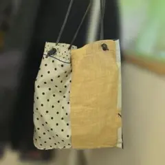 manipuri スカーフ トートバッグ ラフィア素材のサムネイル