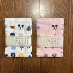 Disney 片面ガーゼタオル 2枚セット　新品未使用のサムネイル