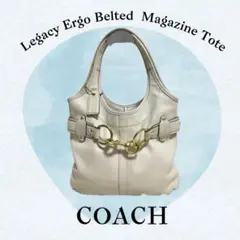 希少✨ COACH コーチ ショルダーバッグ リネン 7469 レガジー y2k