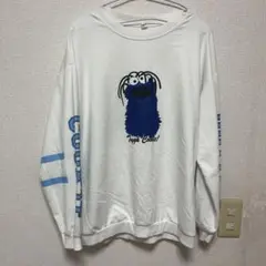 クッキーモンスター スウェット ホワイト トップス 長袖