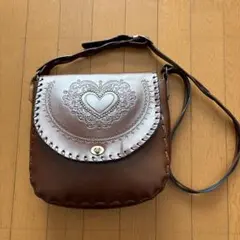 【入手困難】90s〜? vintage レザー ウエスタンショルダーバッグ