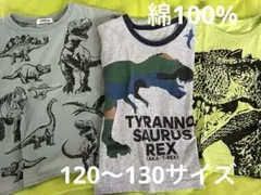 恐竜半袖3枚セット　130サイズ