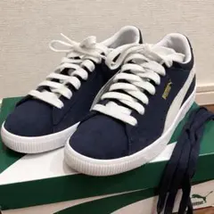 【新品未使用】PUMA Suede VTGネイビー スエード スニーカー28cm