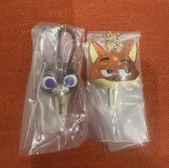 ガチャ　ズートピア アイスキャンディーチャーム　ニック　ジュディ