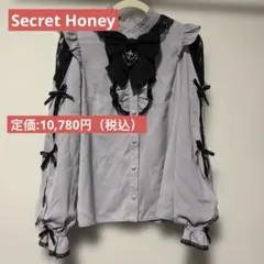Secret Honey 袖スリットレースラッフルブラウス 【1回着用・美品】のサムネイル