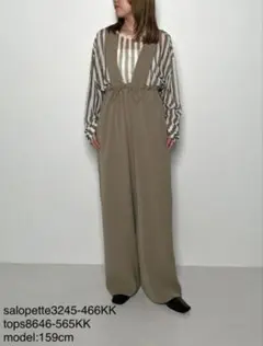 【新品・未使用】CHIGNON ドロストデザインサロペット