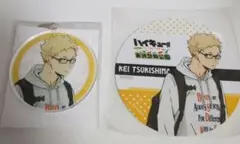 月島蛍　東武公コラボ　アクキー　コースター　ハイキュー!!