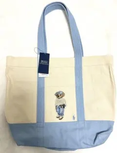 Polo ラルフローレン　ベア キャンバス トートバッグ