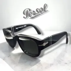 希少・付属品完備✨Persol サングラス PO3380S シルバーアロー