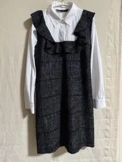 zara ひざ丈ワンピース