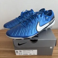 27cm ナイキ レジェンド10 エリート FG サッカースパイク 天然芝 青