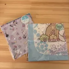 ミニー巾着&すみっコぐらし ナフキン43x43cm