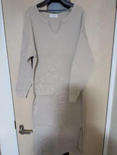 【美品】OPAQUE.CLIP スリットワンピース(L)