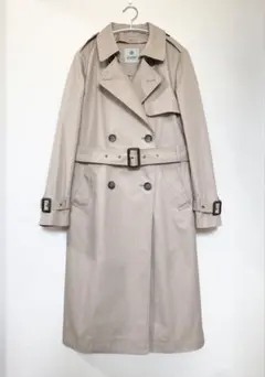 美品 nano universeナノユニバース ベーシック2WAYトレンチコート