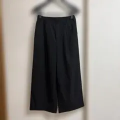 【美品】スタディオクリップ　ワイドパンツ　M サイズ　黒　ブラック