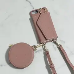 iPhoneケース コインケース ショルダーストラップ 3点セット