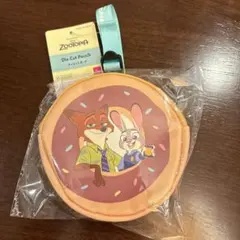 ズートピア ダイカット ポーチ ドーナツ ニック ジュディ ポシェット