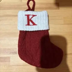クリスマス装飾　靴下　K