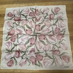 renoma チューリップ柄 ハンカチ