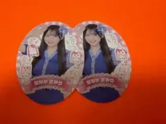 AKB48 19期生昇格コン ぺりちゃんくじ田中沙友利 缶バッジステッカーチェキ AKB48 19期昇格コン ぺりちゃんくじ 田中沙友利 缶バッチ ステッカー