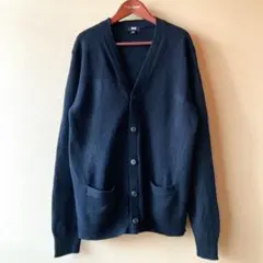 ラムvネックカーディガン