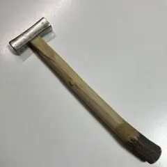 No.3259 真鍮ヘッド ハンマー 木柄 滑り止めグリップ付き - メルカリ