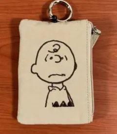 PEANUTS チャーリーブラウン ポーチ キーリング付き