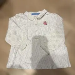 familiar ドット柄 シャツ 90サイズ