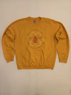 Bee Conscious スウェット L マスタード GILDAN