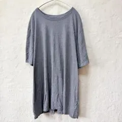 ソノマ 半袖 ビッグサイズ カットソー 無地 灰色 XXL ゆったり カジュアルのサムネイル
