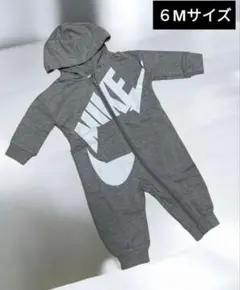 NIKE ナイキ　ベビー　キッズ　長袖　フード付き　ロンパース　6M