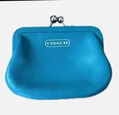 COACH レザー がま口 コインケース