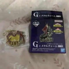 一番くじ　僕のヒーローアカデミア　G賞　HAWKS メタルチャーム キーホルダー