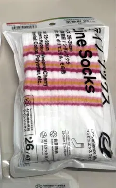 ③ファミリーマート 47都道府県 京都限定 ラインソックス 京都カラー