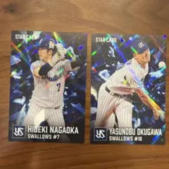 【長岡秀樹・奥川恭伸】カルビー プロ野球チップス スターカード