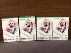 FUJIFILM instax mini フィルム 10枚×4パック