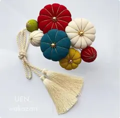 No.174 つまみ細工 髪飾り 和装 成人式 卒業式 七五三 玉かんざし