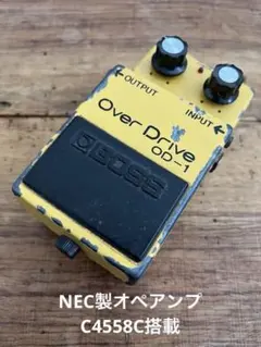 BOSS OD-1 ボス オーバードライブ NEC C4558C オペアンプ - メルカリ