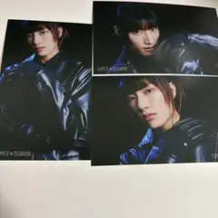 SUPER★DRAGON 柴崎楽　ミニ写真3枚セット