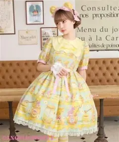 Angelic Pretty Honey Bear's Cafeワンピースのサムネイル
