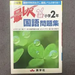 最レベ国語問題集小学2年 段階別 難関中学校をめざし、最高レベルの学力を