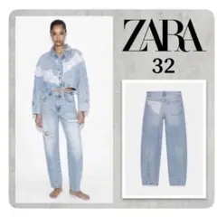 ZARA】ザラ XS-S レースデニムショートジャケット Gジャン - メルカリ