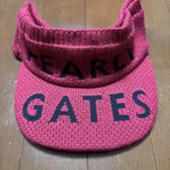PEARLY GATES ニットバイザー