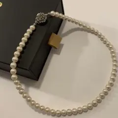 ❤️Paris直輸入❤️パリ マルシェ パールネックレス 花びら クラスプ