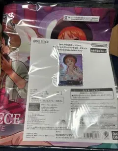 【新品ダンボール未開封】ワンピース プレイマット プロモーションカード付き 新品ダンボール未開封】ワンピース プレイマット プロモーションカード