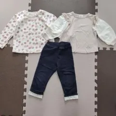 Natural Alamode 90 トップス＆パンツ３点セット